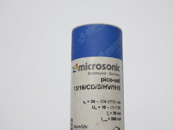 MICROSONIC PICO-USF13/16/CD/HV/M18 10-30VDC NSMP