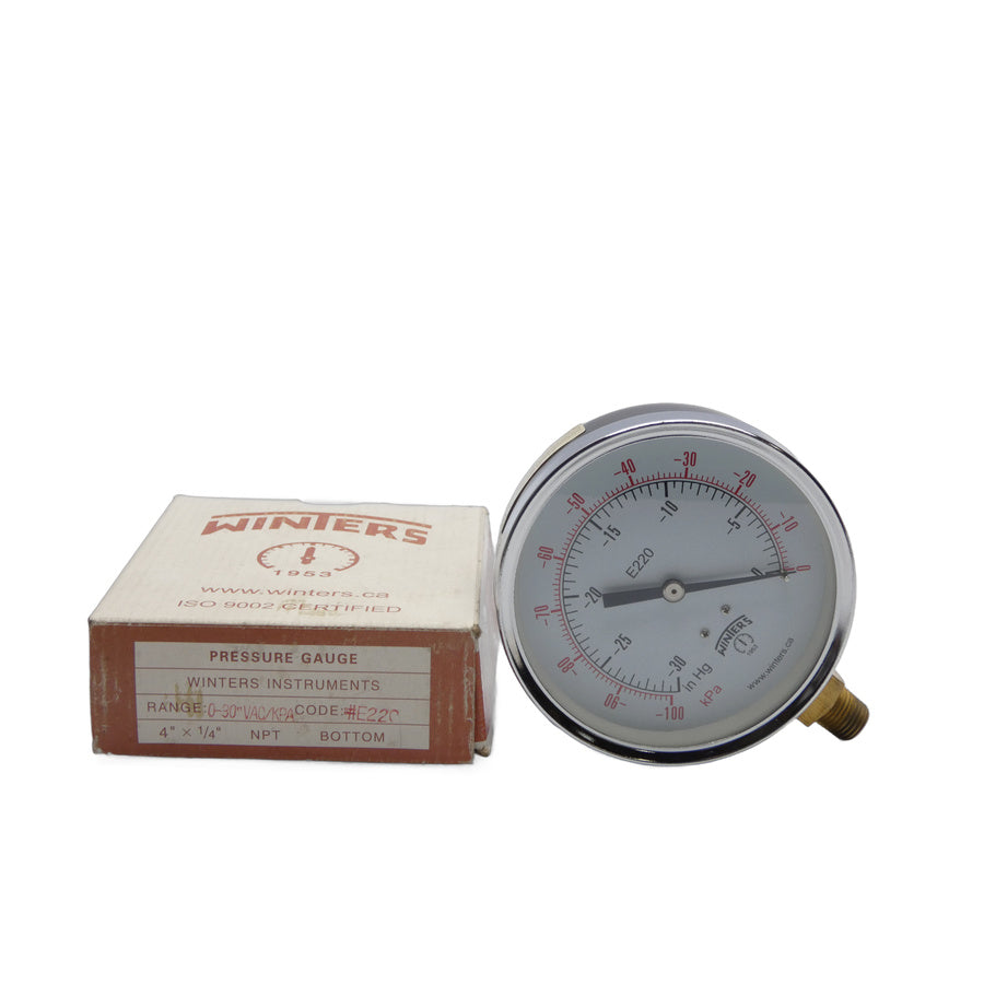 WINTERS E220 0-30"VAC/KPA NSMP