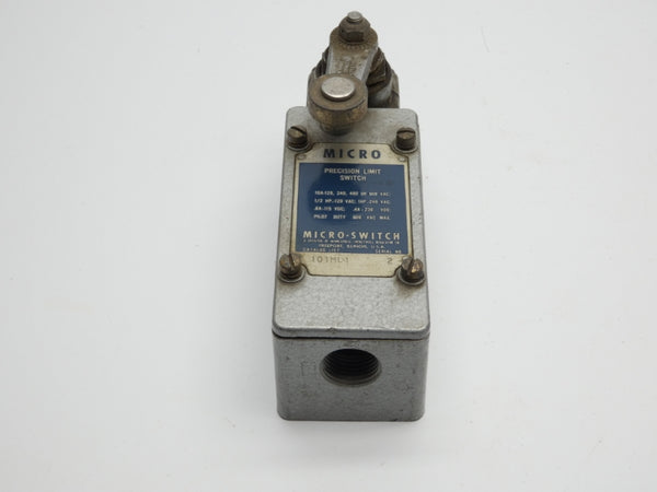 MICRO SWITCH 101ML1 600VAC 10A (GRAY) UNMP