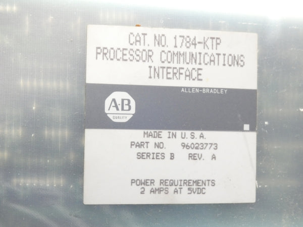 ALLEN BRADLEY 1784-KTP SER. B REV. A 5VDC 2A UNMP