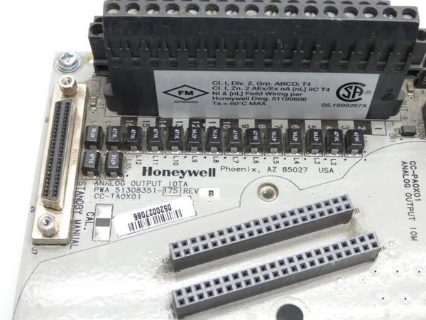 HONEYWELL 51308351-175 CC-TA0X01 REV. B UNMP