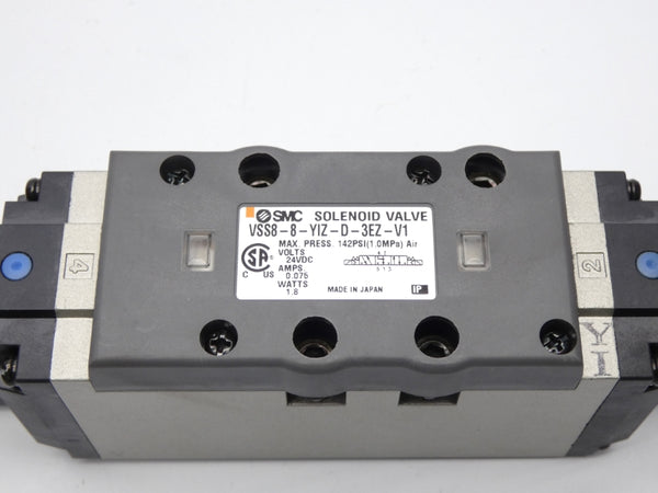 SMC VSS8-8-YIZ-D-3EZ-V1 24VDC 0.075A 142PSI NSMP