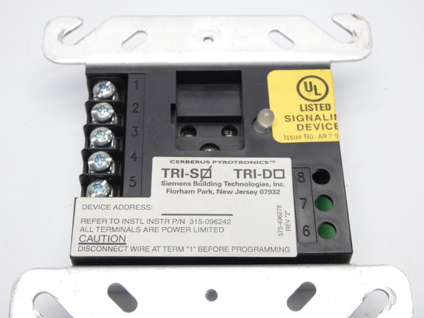 SIEMENS BUILDING TECHNOLOGIES TRI-S 500-896225 UNMP