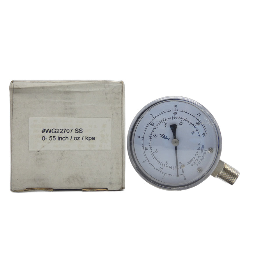 GAUGE #WG22707SS 0-55" NSMP