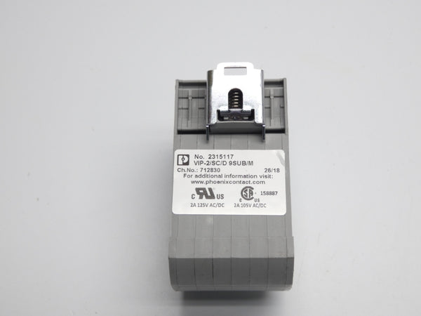 PHOENIX CONTACT VIP-2/SC/D9SUB/M 2315117 125VAC/DC 2A NSNP