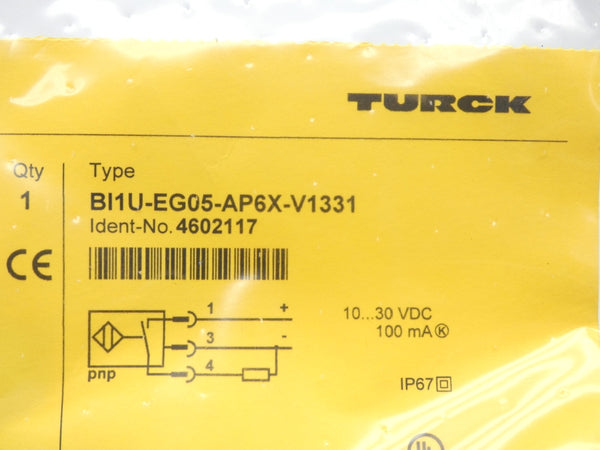 TURCK BI1U-EG05-AP6X-V1331 4602117 10-30VDC NSMP