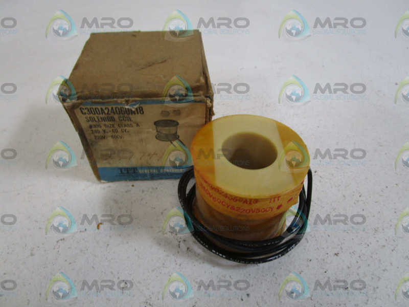 ITT SOLENOID COIL 240/220V C300A24060A18 NSMP