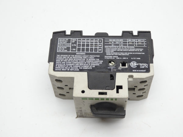 KLOCKNER MOELLER PKZM0-0.4 600VAC 0.25-0.4A UNMP