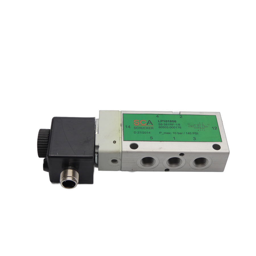 SCA S9581RF-1/8 80503.000176 LP101856 24VDC 145PSI (AS IS) NSNP