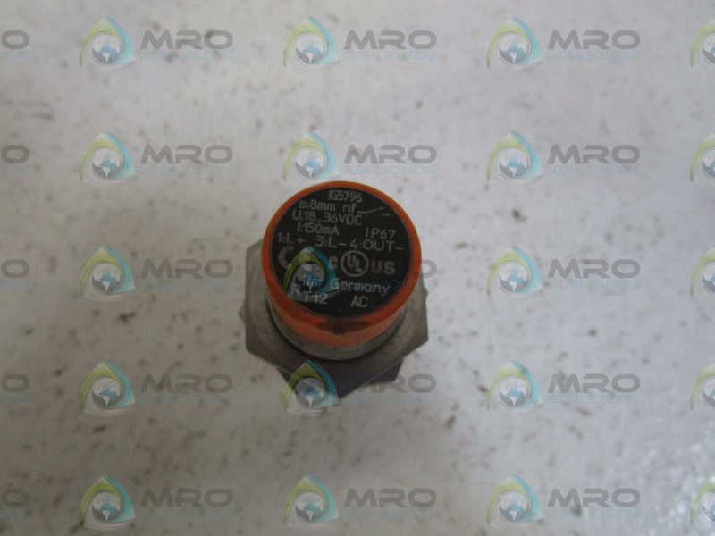IFM EFECTOR IG5796 INDUCTIVE PROXIMITY SENSOR UNMP