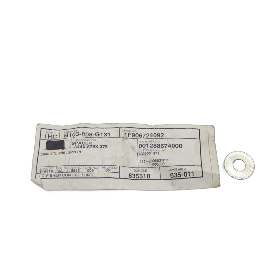 FISHER CONTROLS 1F906724092 NSNP