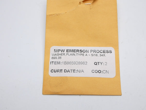 MPW EMERSON PROCESS 1B865928982 (PKG OF 2) NSMP