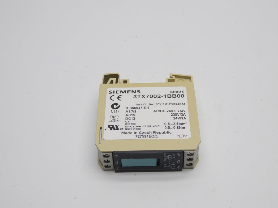 SIEMENS 3TX7002-1BB00 24VDC 3A NSNP