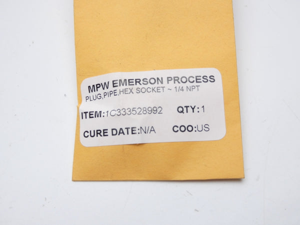 MPW EMERSON PROCESS 1C333528992 NSMP