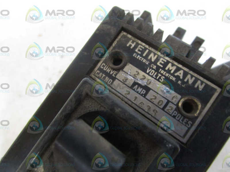 HEINEMAN CIRCUIT BREAKER 2163S UNMP