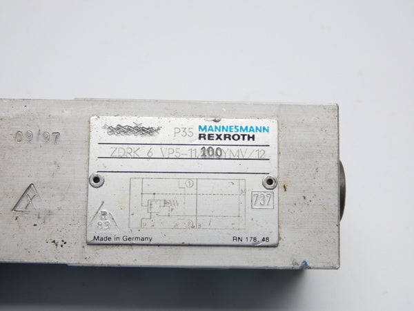 REXROTH ZDRK6VP5-11/100YMV/12 UNMP
