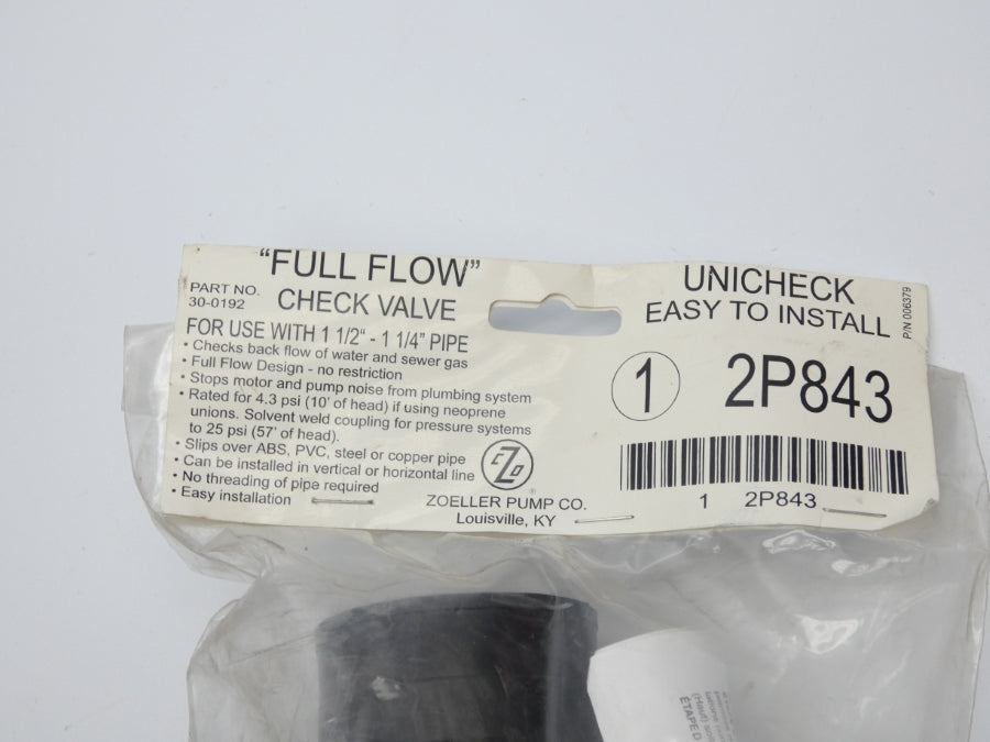 ZOELLER PUMP 30-0192 2P843 4.3PSI NSMP