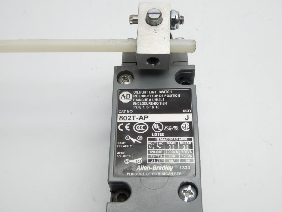 ALLEN BRADLEY 802T-AP SER. J 120-600V 60A UNMP