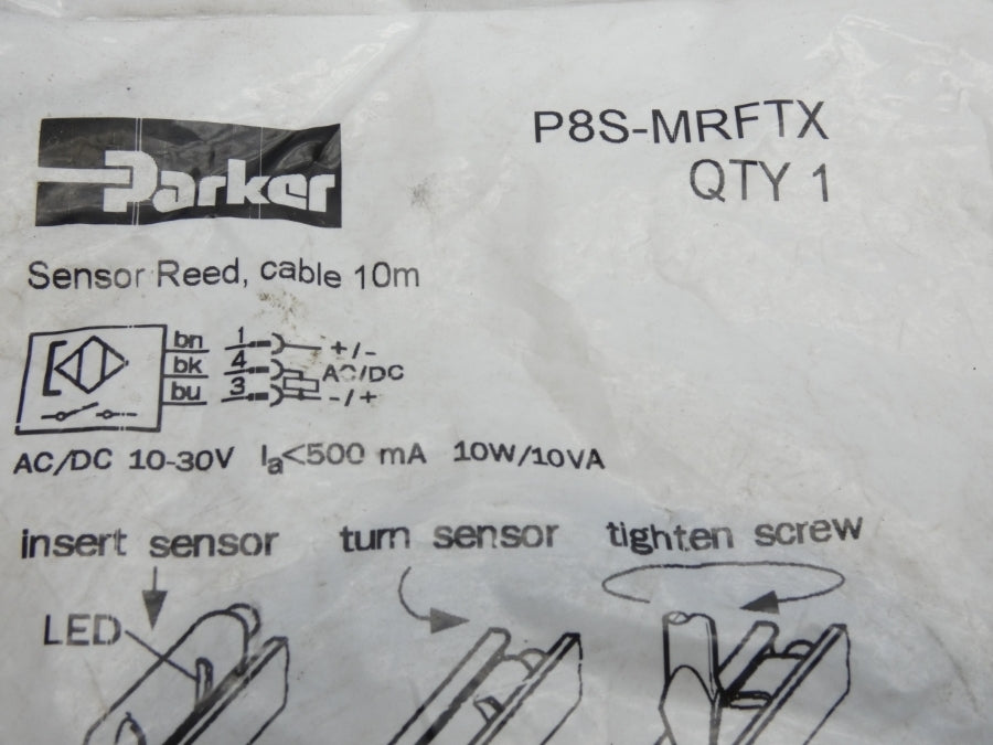 PARKER P8S-MRFTX 10-30VDC 10M NSMP