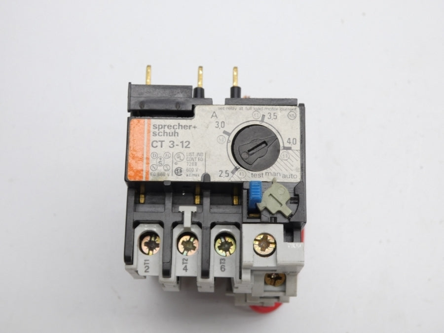 SPRECHER+SCHUH CT3-12 660V 2.5-4.0A UNMP