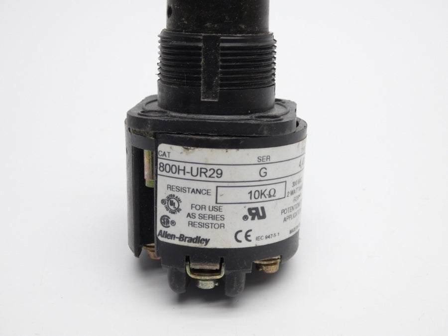 ALLEN BRADLEY 800H-UR29 SER. G 300VAC UNMP