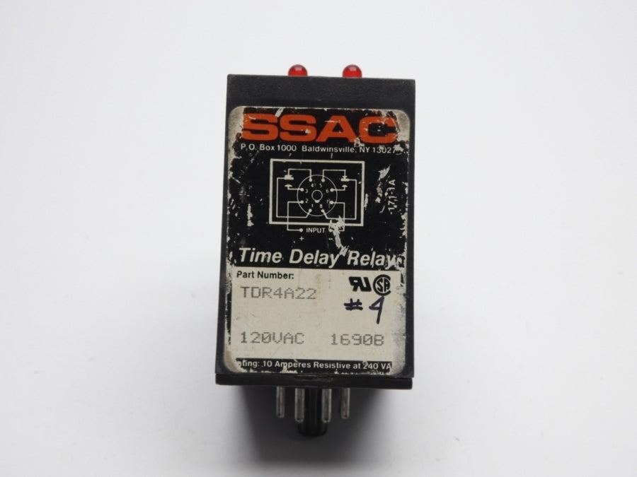SSAC TDR4A22 240VAC 10A UNMP
