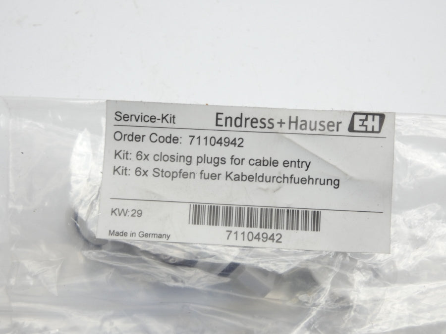 ENDRESS+HAUSER 71104942 (PKG OF 6) NSMP