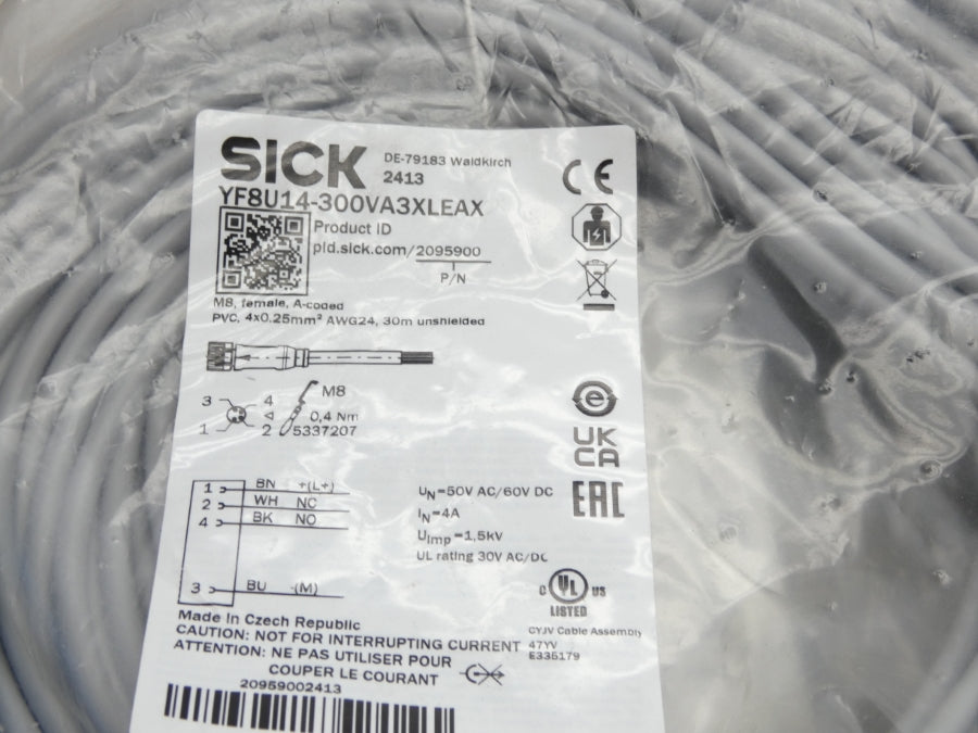 SICK YF8U14-300VA3XLEAX 2095900 60VDC NSMP