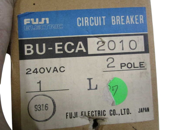 FUJI ELECTRIC CIRCUIT BREAKER  10A BU-ECA2010 NSMP