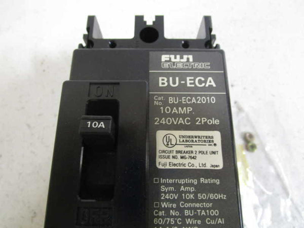 FUJI ELECTRIC CIRCUIT BREAKER  10A BU-ECA2010 NSMP