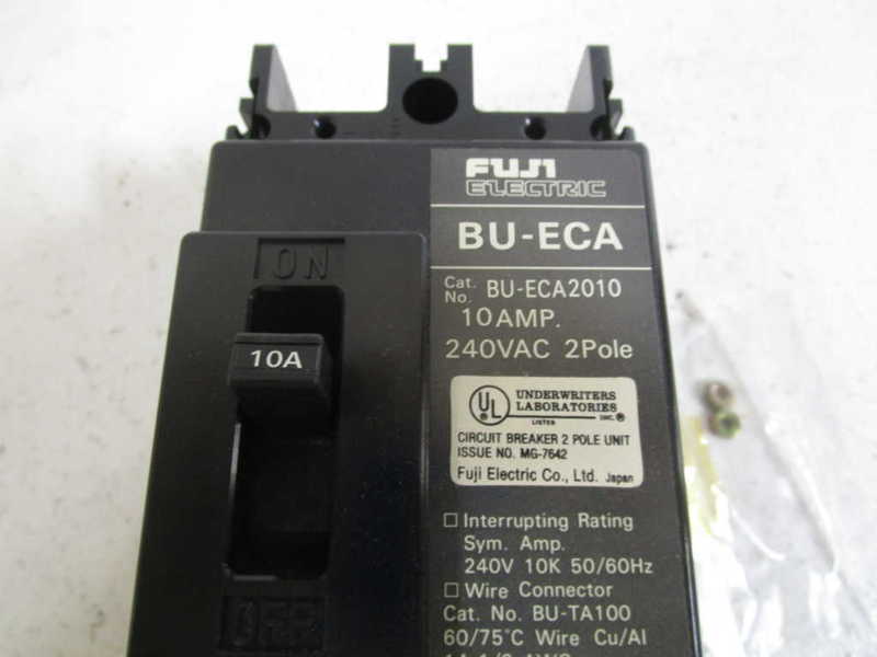 FUJI ELECTRIC CIRCUIT BREAKER  10A BU-ECA2010 NSMP