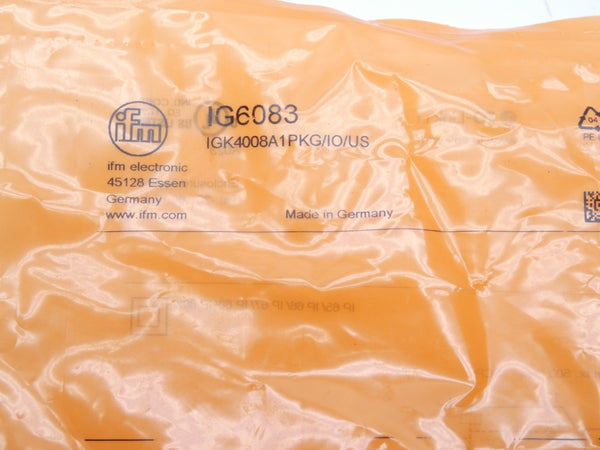 IFM EFECTOR IGK4008A1PKG/IO/US IG6083 15-30VDC NSMP