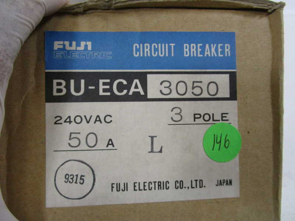 FUJI ELECTRIC CIRCUIT BREAKER 50A BU-ECA3050 NSMP