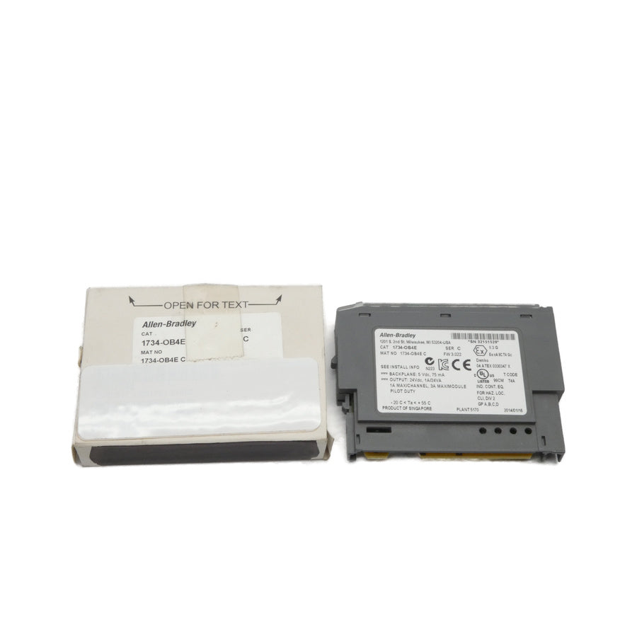 ALLEN BRADLEY 1734-OB4E SER. C F/W 3.022 24VDC 1A NSMP
