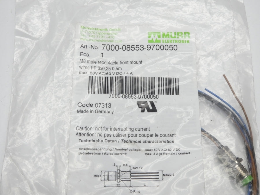 MURR ELEKTRONIK 7000-08553-9700050 60VDC 4A NSMP
