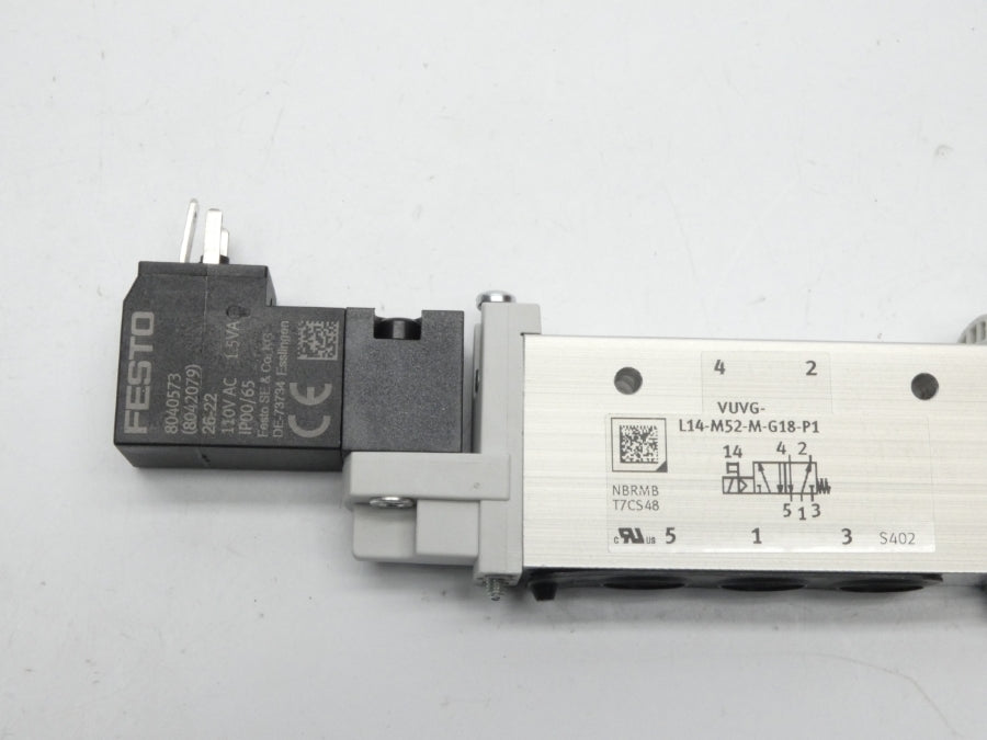 FESTO VUVG-L14-M52-M-G18-P1 110VAC NSNP