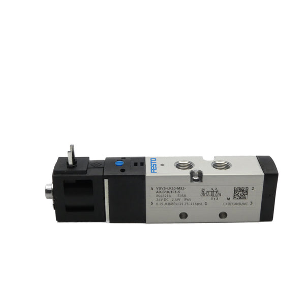 FESTO VUVS-LK20-M52-AD-G18-1C1-S 8043214 24VDC 21.75-116PSI NSNP