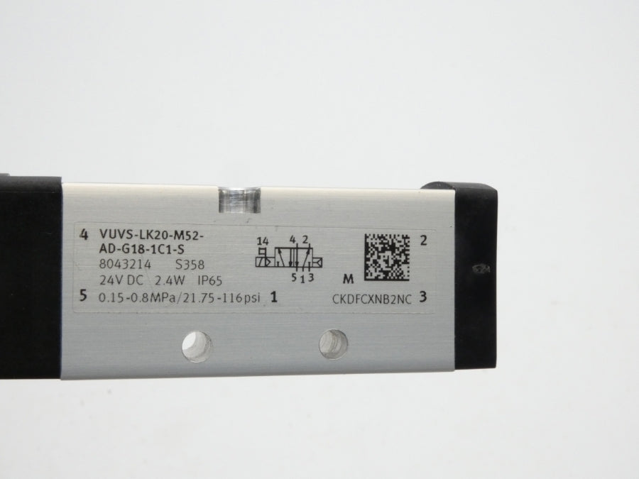 FESTO VUVS-LK20-M52-AD-G18-1C1-S 8043214 24VDC 21.75-116PSI NSNP