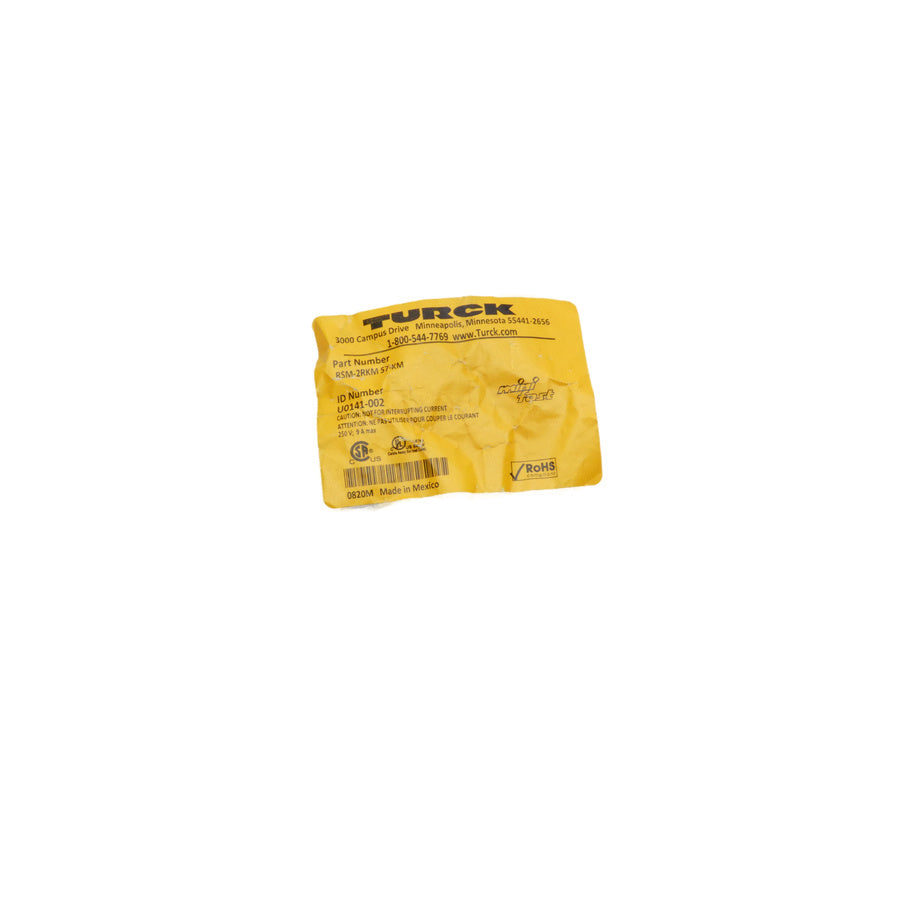 TURCK RSM-2RKM57-KM U0141-002 250V 9A NSMP