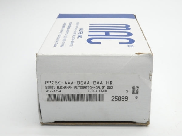 MAC PPC5C-AAA-BGAA-BAA-HD 24VDC 120PSI NSMP