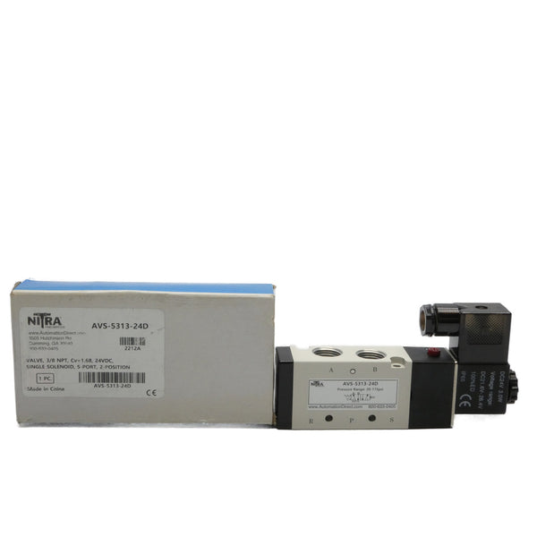 NITRA AVS-5313-24D 24VDC 20-115PSI 3/8" NSMP