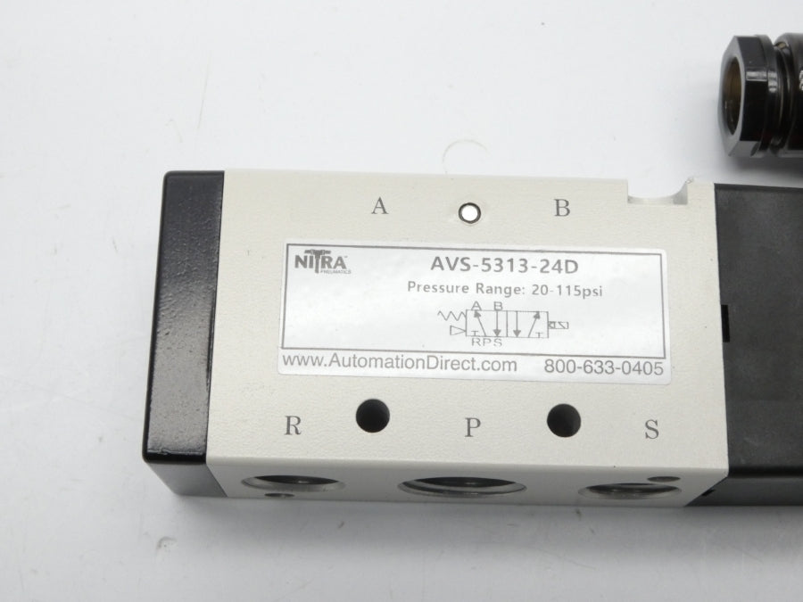 NITRA AVS-5313-24D 24VDC 20-115PSI 3/8" NSMP