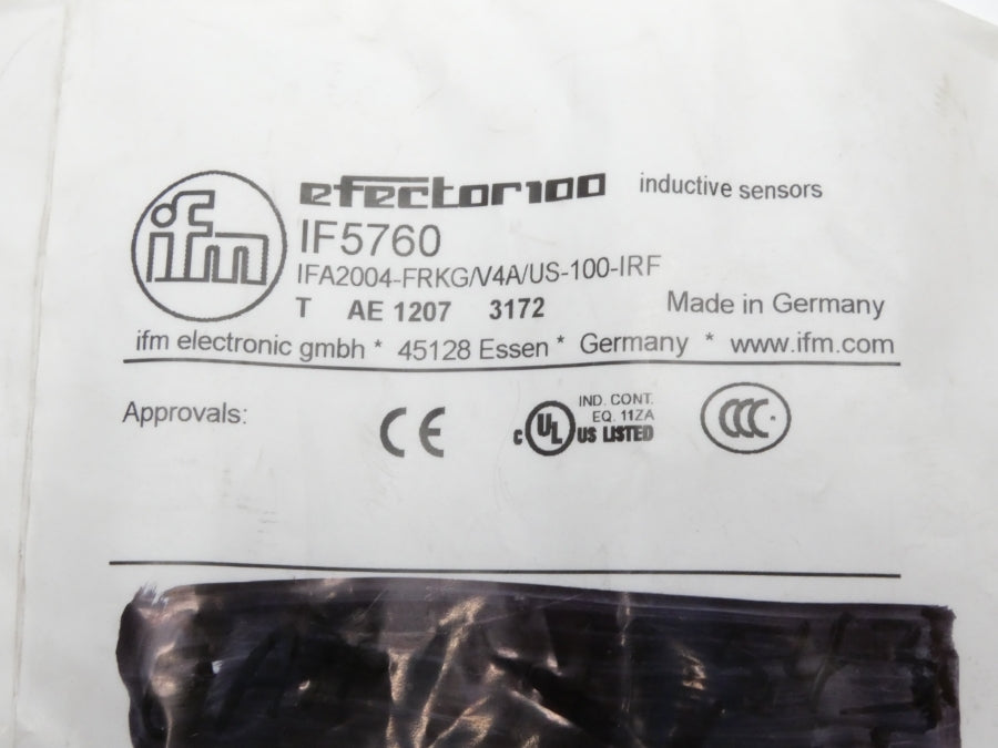 IFM EFECTOR IFA2004-FRKG/V4A/US-100-IRF IF5760 NSMP