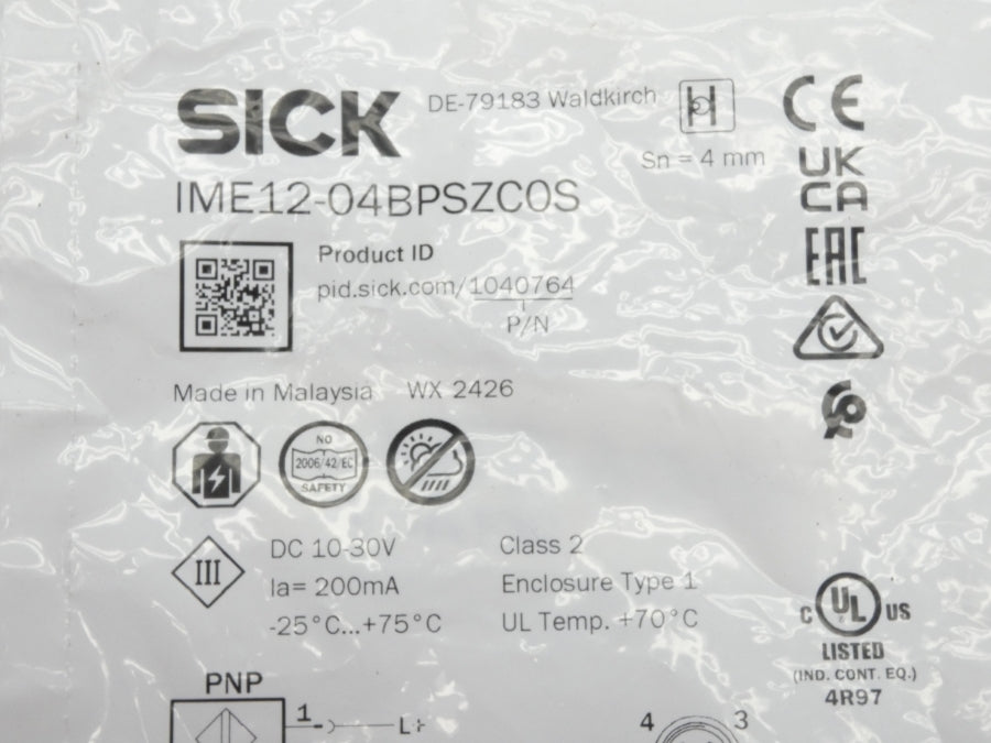 SICK IME12-04BPSZC0S 1040764 10-30VDC NSMP