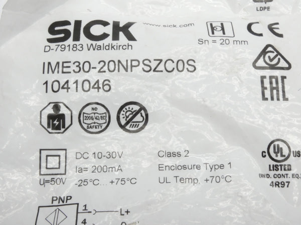 SICK IME30-20NPSZC0S 1041046 10-30VDC NSMP