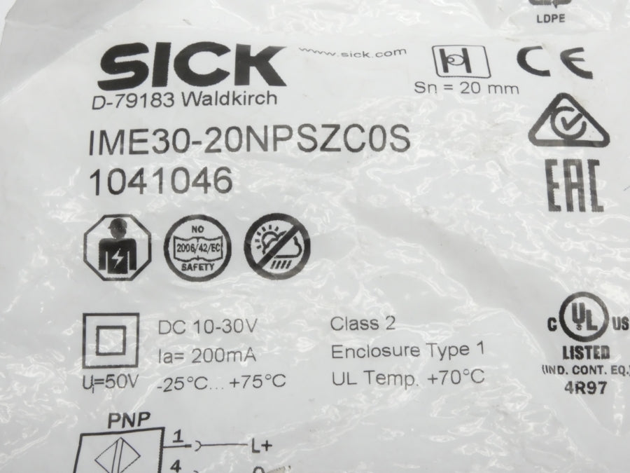 SICK IME30-20NPSZC0S 1041046 10-30VDC NSMP