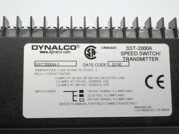 DYNALCO SST2000A-1 120VAC 0.3A NSMP