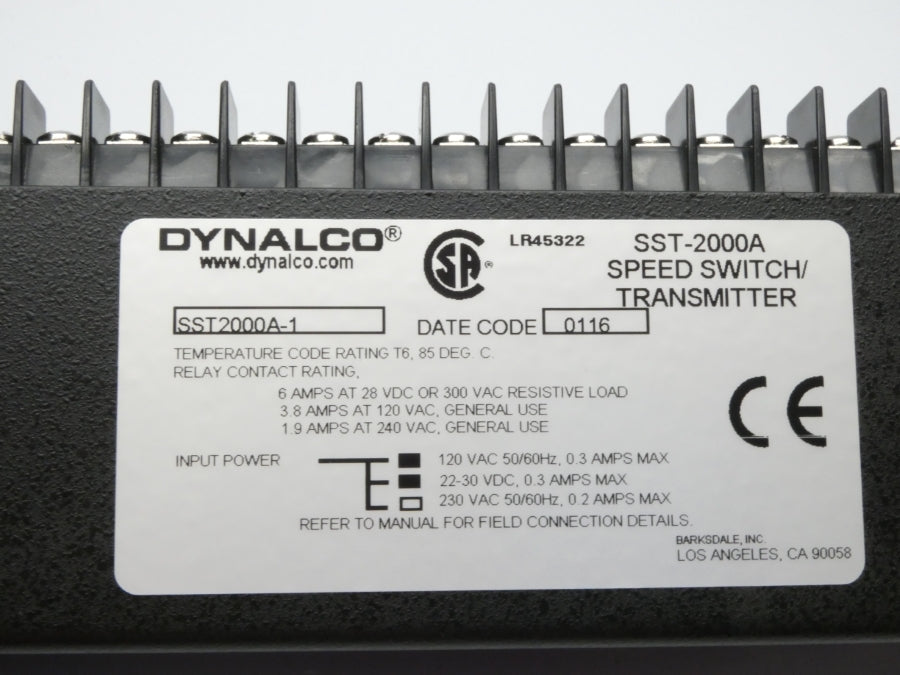 DYNALCO SST2000A-1 120VAC 0.3A NSMP