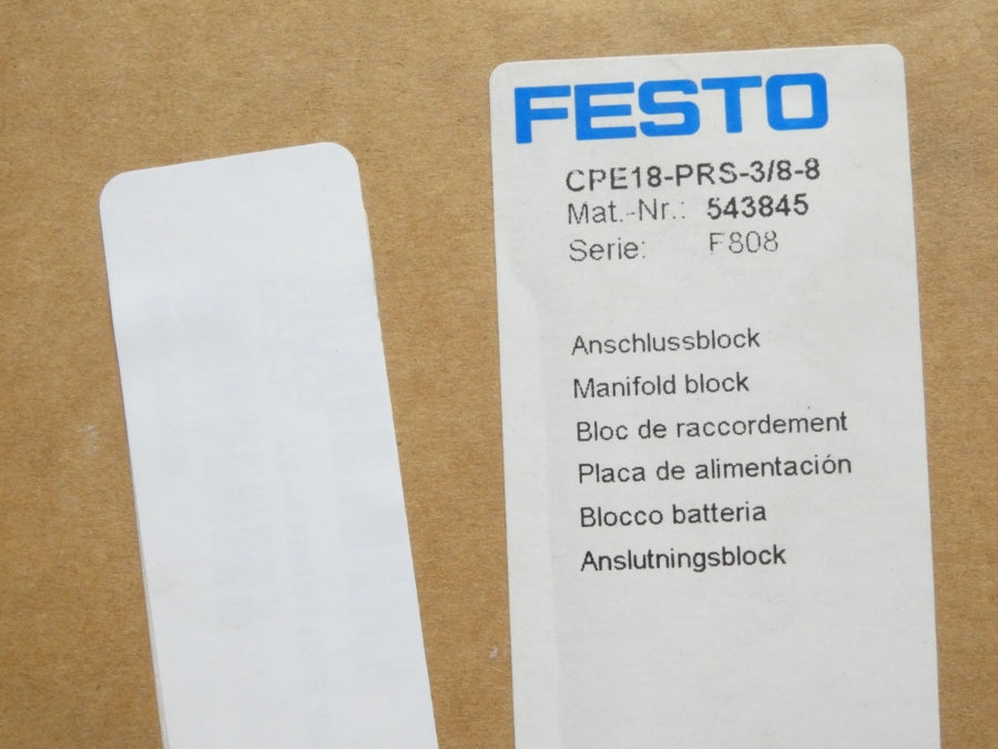 FESTO CPE18-PRS-3/8-8 543845 NSMP