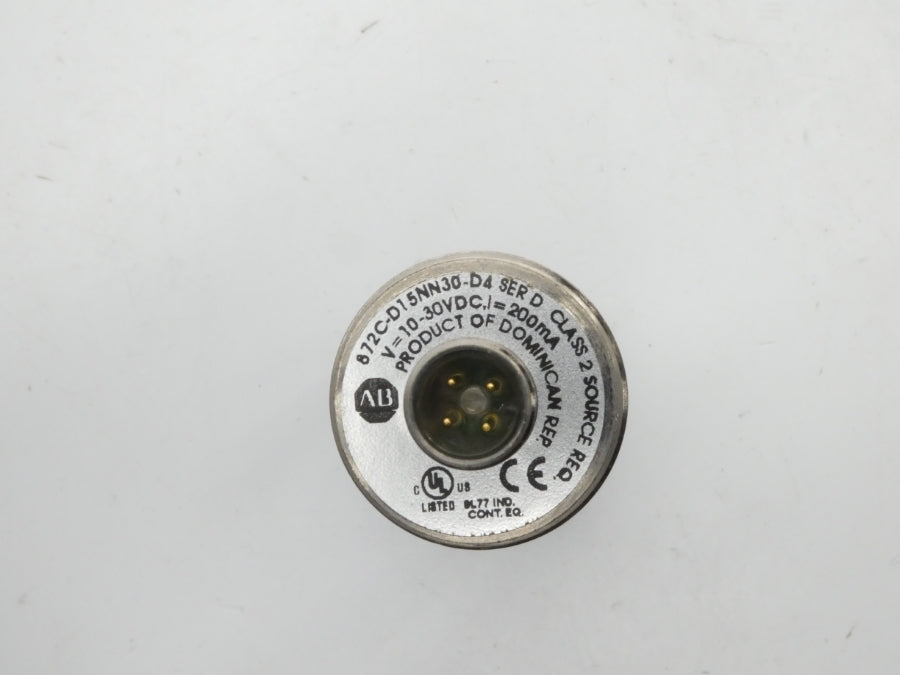 ALLEN BRADLEY 872C-D15NN30-D4 SER. D 10-30VDC NSNP